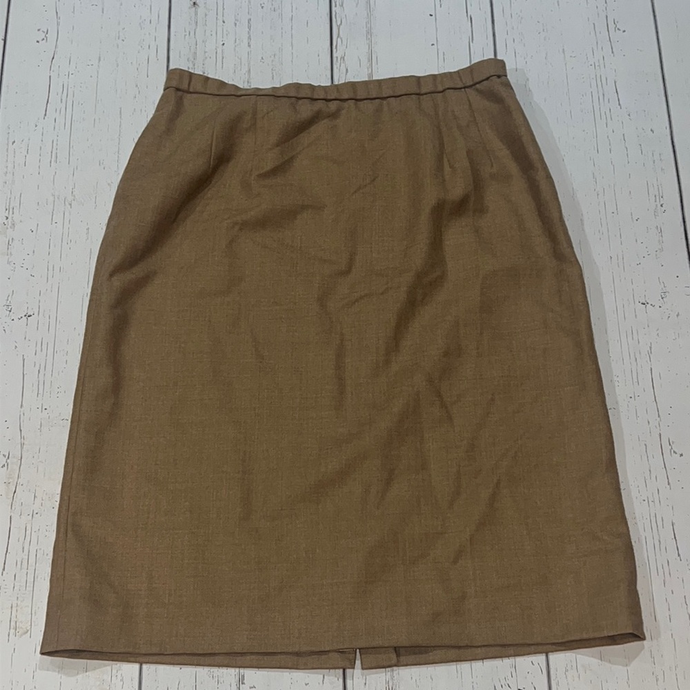 Pendleton tan midi skirt